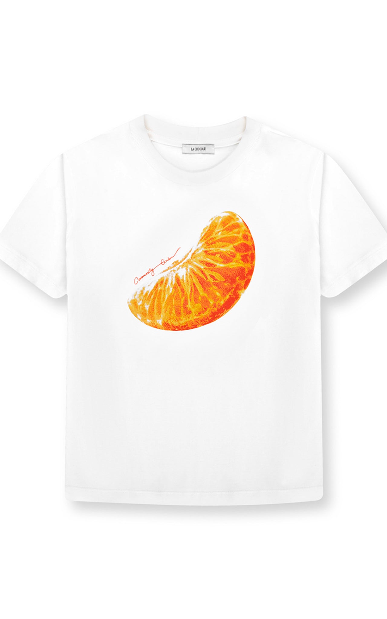 orange slice graphic tee,