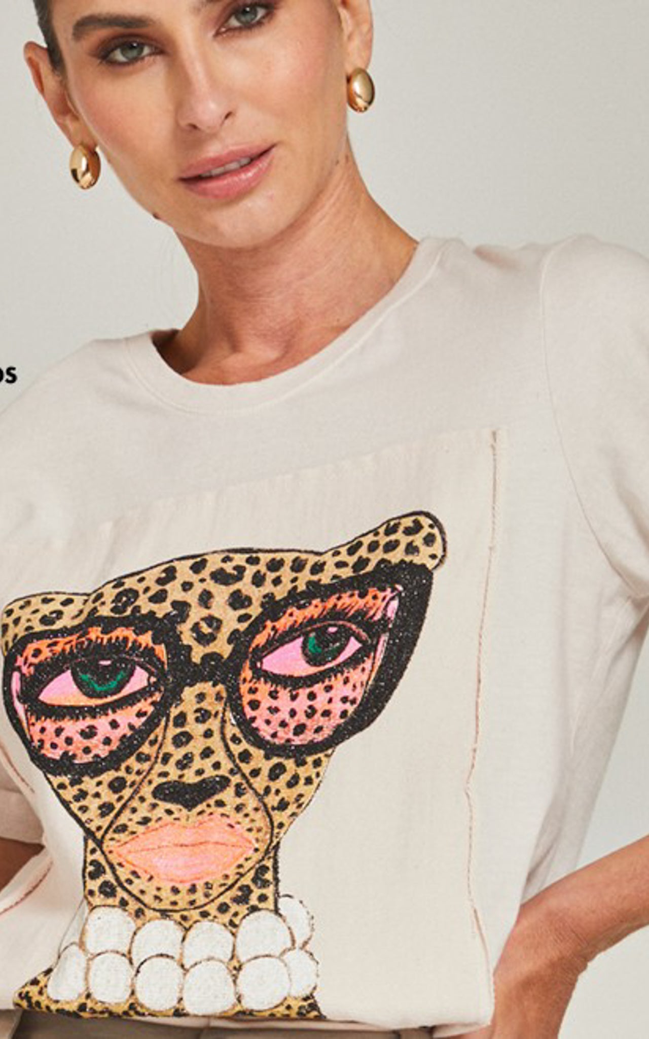 Leopard Chic Graphic Tee - 100% Cotton