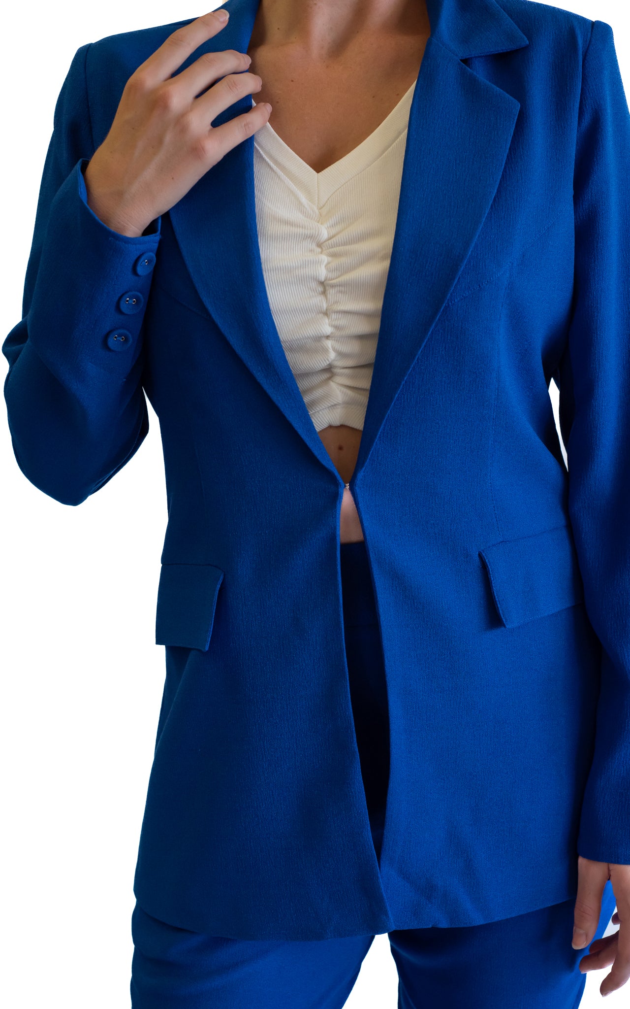 Felicity Blazer blue suit blazer 