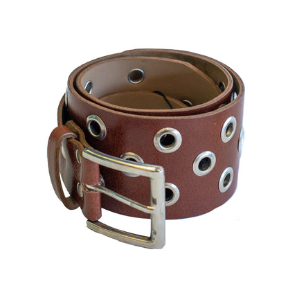 Leppe  Leather Belt with Studs