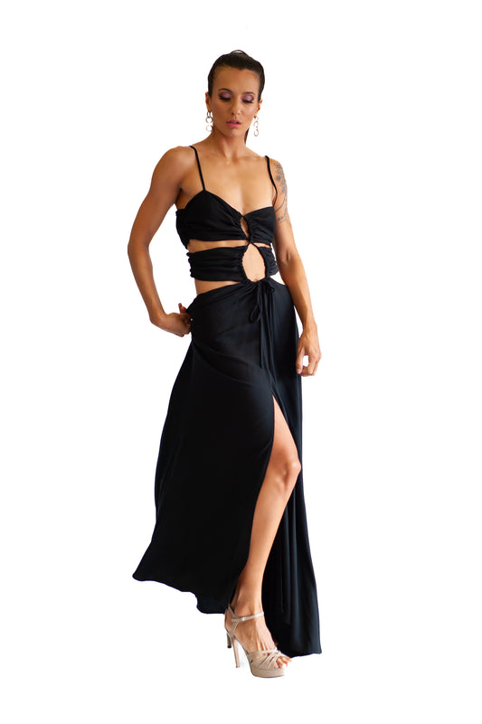 black maxi dress beach style summer dress