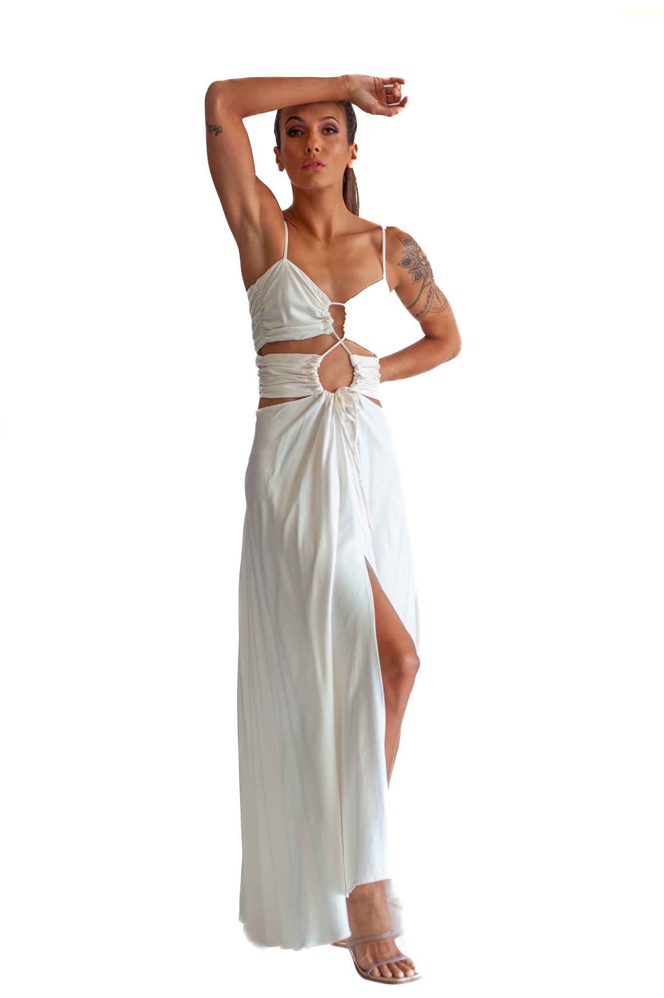 Ottavia Dress  summer dress in white cotton beach dress