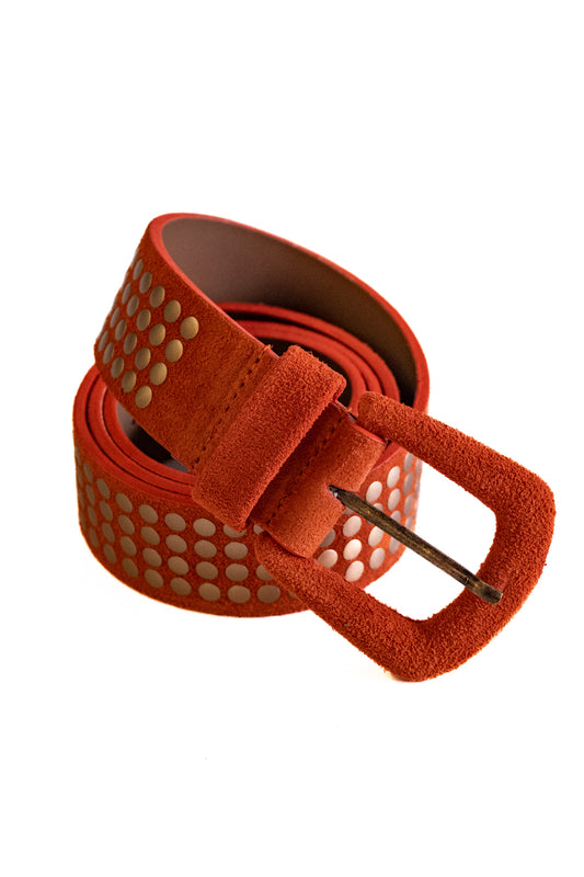 Lapa  Leather Belt with Suede